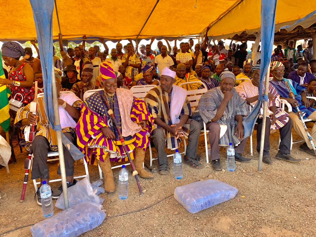 La délégation togolaise et Ghanéenne présente pour la visite