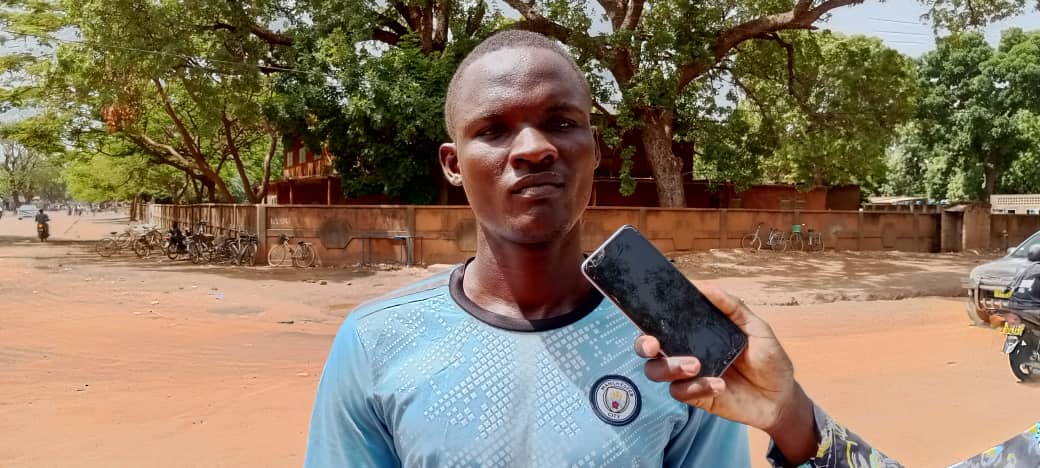 YONLY Yambo, élève déplacé interne et apprenant plombier sanitaire