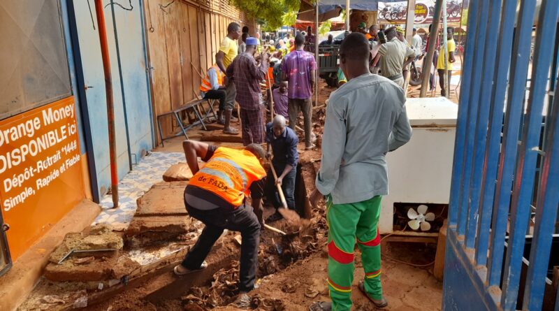 Fada N’Gourma : Les commerçants du grand marché s’engagent pour un cadre de vie sain