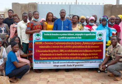 Fada N’Gourma : une formation pour transformer la précarité en opportunités économiques