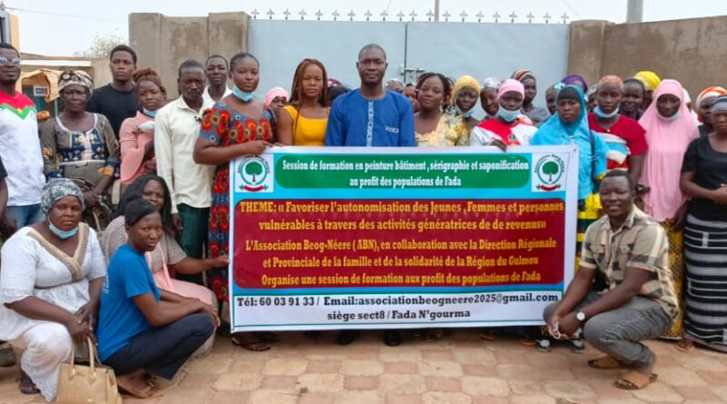 Fada N’Gourma : une formation pour transformer la précarité en opportunités économiques